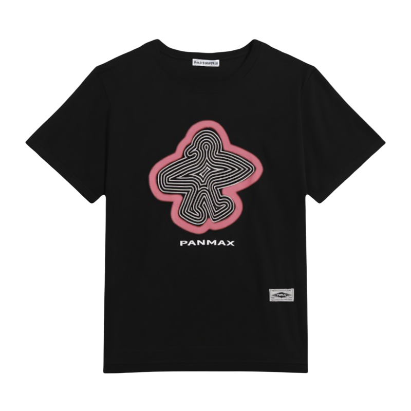 纯棉迷宫印花T恤PANMAX大码