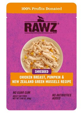美国RAWZ罗斯主食餐包猫罐头69g