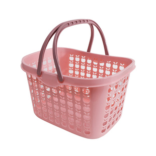 购物篮手提篮塑料筐超市篮大号啤酒篮子小号买菜篮子草莓采摘篮子