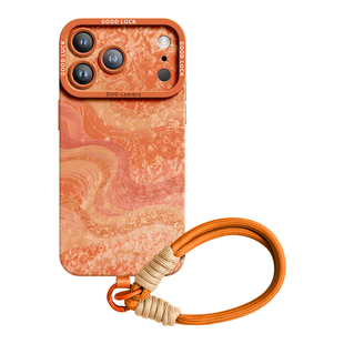 适用苹果17promax手机壳iPhone17新款17pro保护套pro橙色16腕带17e防摔15硅胶13女14挂绳13巨好看全包p独特外