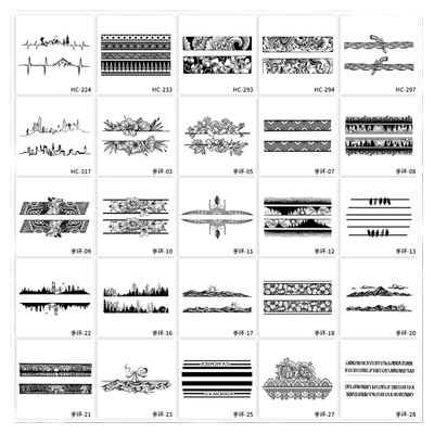防水持久15天草本纹身贴不反光