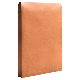 50个装空白档案袋文件袋加厚牛皮纸复合进口A4文件袋加厚合同资料袋大容量无字文件袋资料袋可定做印刷logo