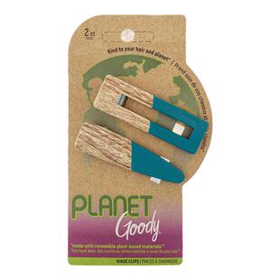 Goody歌妮发夹女可再生材质系列仿木纹刘海碎发侧边发卡鸭嘴夹子