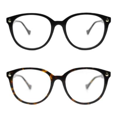 近视眼镜经典圆框防蓝光片