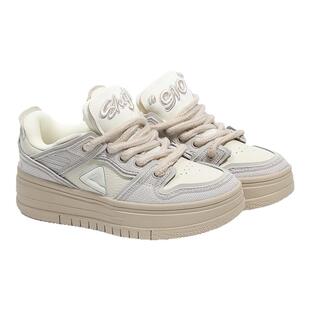 匹克女鞋秋冬女生运动鞋增高厚底板鞋女款学生复古潮流百搭休闲鞋