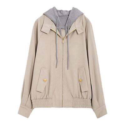 CAN秋季新款英伦风高阶夹克外套