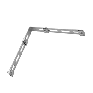 网格桥架拐弯加强条镀锌网格线槽90度弯头加固接件网状桥架配件水平弯头四通制作卡扣转角固定L型拐弯紧固件