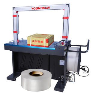 永创打包机全自动MH-X201热熔pp带塑料包装带免扣纸箱机械捆扎机