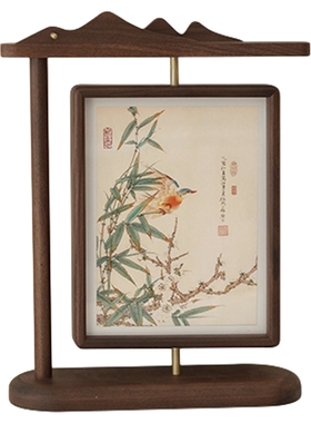 创意实木画框书法字画高级感陈列