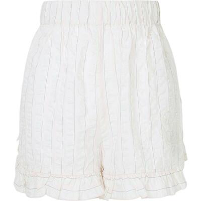 【38开门红】GANNI女柔软甜美荷叶边泡泡纱睡裤