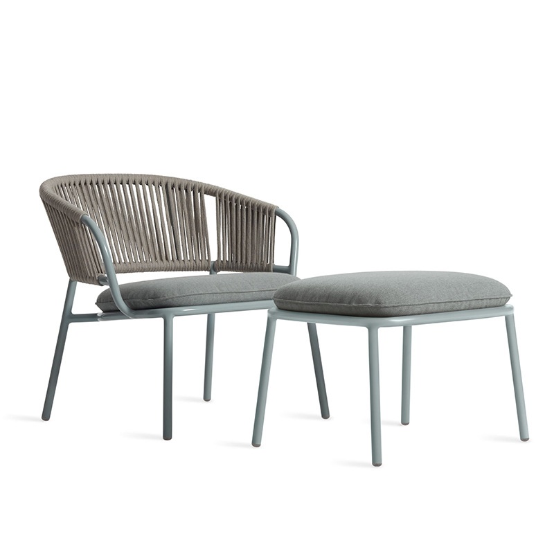 北欧户外藤椅三件套休闲家用红设计师桌椅露台藤编创意阳台庭院网