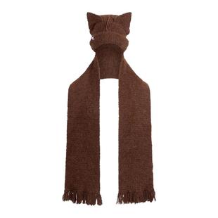 Charles Jeffrey LOVERBOY 25FW 羊驼毛猪咪耳朵帽针织毛线帽围巾