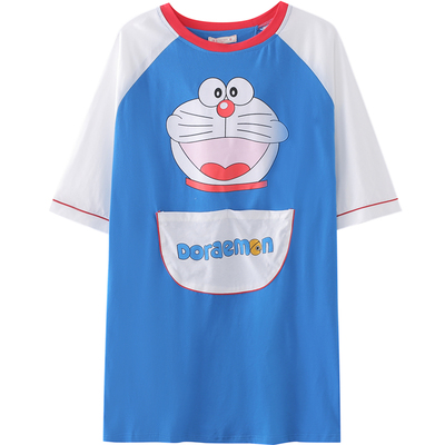 睡裙女夏季纯棉短袖加大码200斤