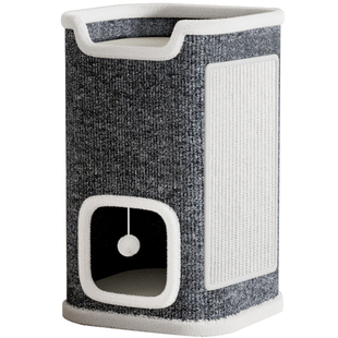 猫窝猫爬架猫树猫抓板一体四季通用冬季保暖半封闭剑麻桶双层猫窝