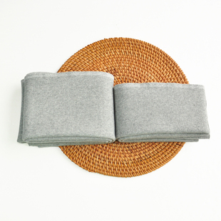 纯棉针织弹力厚棉衣羽绒服加厚锁边螺纹下摆布料袖口罗纹松紧收口