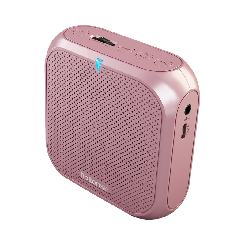 Rolton/乐廷K400扩音器小蜜蜂上课教师专用腰麦导游机无线便携式