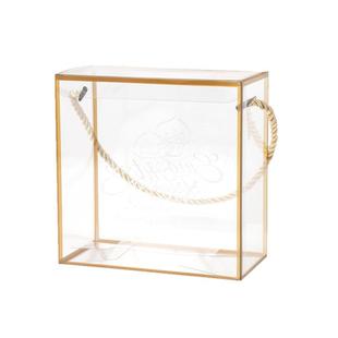 透明雪花酥包装盒新年糯米船饼干烘焙礼品盒子糖果曲奇手提袋礼盒