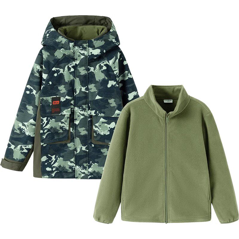 巴拉巴拉男童加厚棉服外套秋冬款
