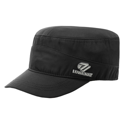 路瓦平顶帽男春秋速干有型小头围