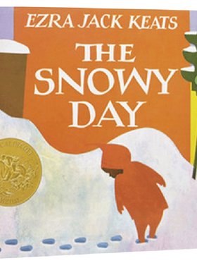 送音频英文原版凯迪克金奖儿童绘本大开The Snowy Day下雪天少儿英语入门启蒙进口正版图书平装廖彩杏书单推荐Christmas圣诞节