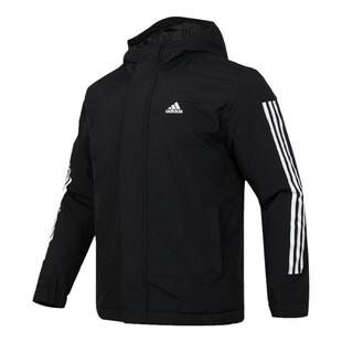 阿迪达斯棉服男2026冬季新款运动棉衣男士正品保暖棉袄外套羽绒服