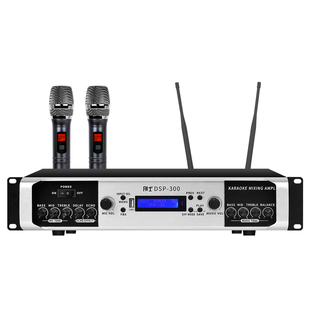 专业卡拉OK大功率家用功放机KTV防啸叫蓝牙HIFI前级后级一体功放