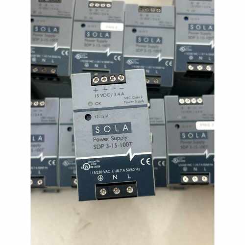 询价SOLA SDP 3-15-100T 开关电源 15VDC