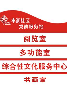 亚克力楼层索引牌可更换党建标识