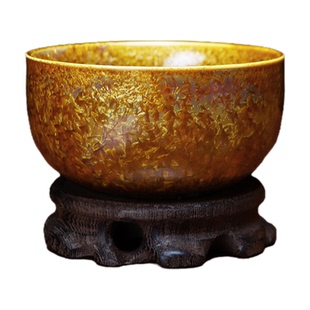 【金饭碗】钧窑变釉300cc大容量纯手工陶瓷碗个人专用餐具米饭碗