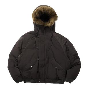 瞬时山野Monterest山系户外N2B可拆卸工装风宽松飞行夹克羽绒服男