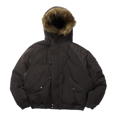 瞬时山野Monterest山系户外N2B可拆卸工装风宽松飞行夹克羽绒服男