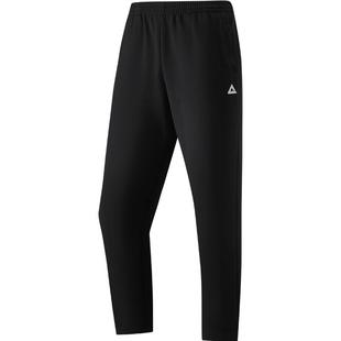 匹克运动裤男士秋新款针织加绒防风保暖休闲百搭长裤子