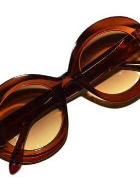 70年代古着圆形UV400防紫外太阳