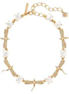 欧美潮oscardelarenta复古珍珠