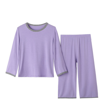 儿童莫代尔长袖长裤套装夏季