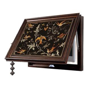 法式电表箱装饰画中古风客厅美式餐厅遮挡配电箱电源盒开关挂画