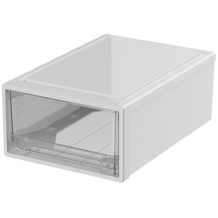 桌面收纳盒抽屉式透明文件收纳架杂物宿舍工位办公室a4纸整理盒子