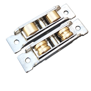 不锈钢滑轮老式塑钢门窗铝合金沙门沙窗双轮单轮平槽小轮子