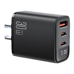能适30w三口快充typec充电头20w双口款pd多口usb适用华为苹果手机充电器插头5v2a通用闪充14pro数据线13安卓