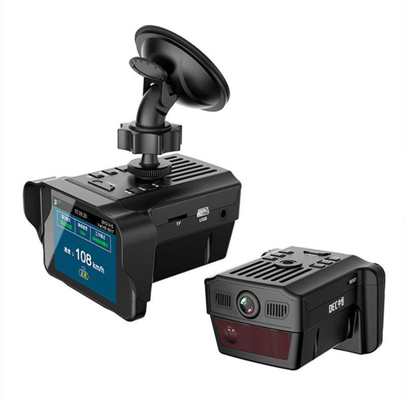 中恒SL650行车记录仪1080P高清广角GPS定位轨迹电子狗测速一体机