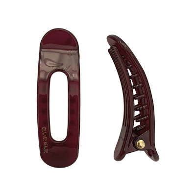 韩国进口带齿发夹果冻色时尚边夹