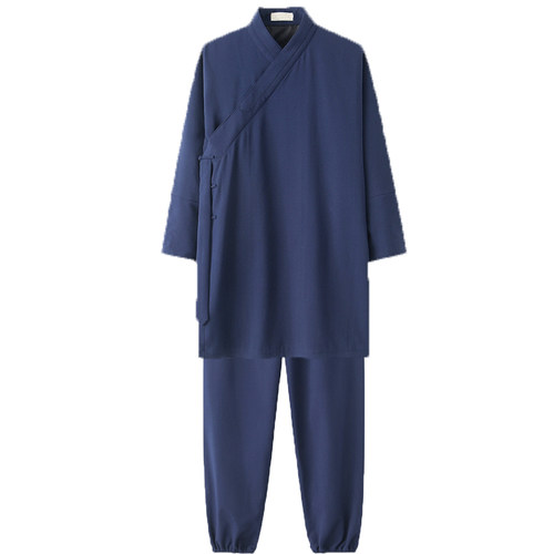 秋冬款加厚道袍男女款武当太极服女2025新款加绒道士服装武术道服
