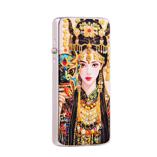 佐罗新品浮雕立体扎基拉姆3D二代超薄煤油款银高级打火礼盒送男友