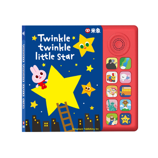 米象进口英语早教SSS启蒙儿歌发声书经典幼儿童谣儿童有声歌词发声书绘本宝宝巴士磨耳朵ABCsong字母音乐书HappyBirthday 生日快乐