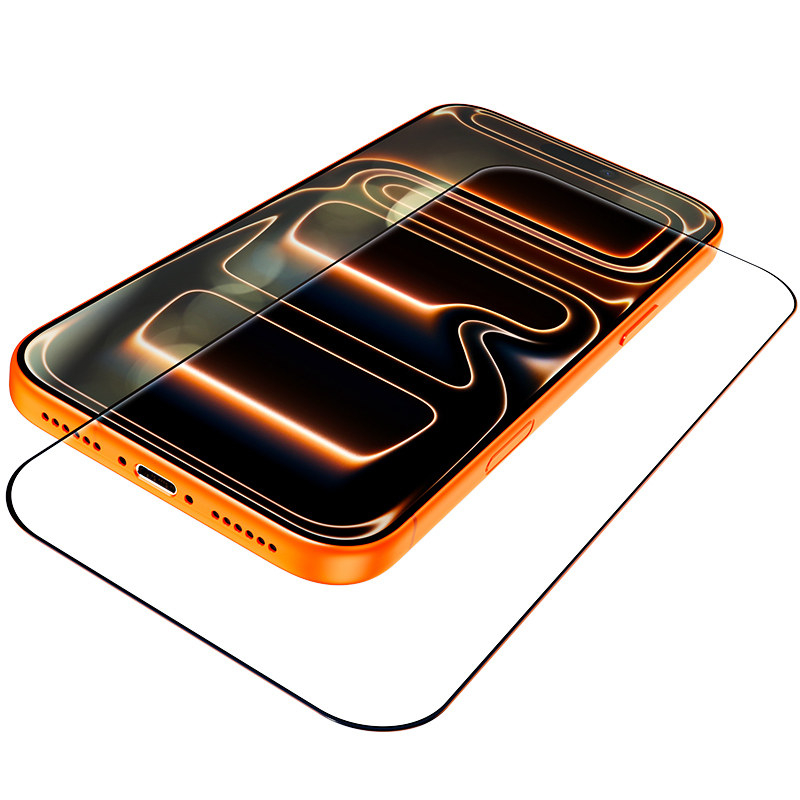 【AR抗反射】哇牛3D热弯光学增透零感适用苹果17ProMax钢化膜iPhone17pro手机保护超薄黑边全屏幕覆盖防摔