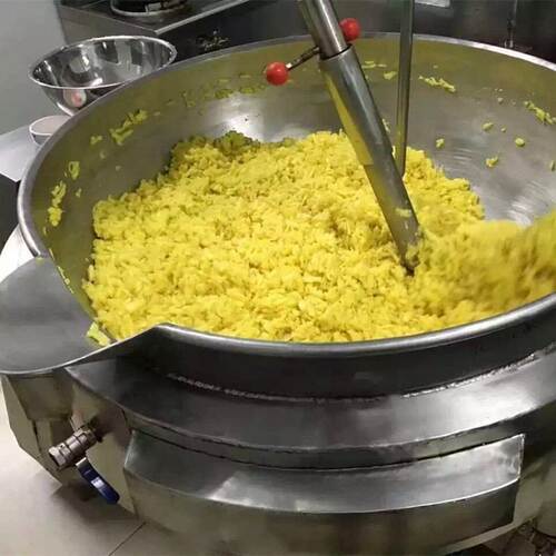 大型商用辣椒酱搅拌炒锅 半自动行星搅拌炒锅 学校食堂炒菜机