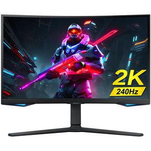 三星玄龙骑士G6 S32BG654EC32寸2K240Hz曲面屏HDMI2.1音响显示器
