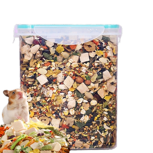 仓鼠粮食小金丝熊饲料五谷营养冻干主粮花枝鼠面包虫干零食专用品