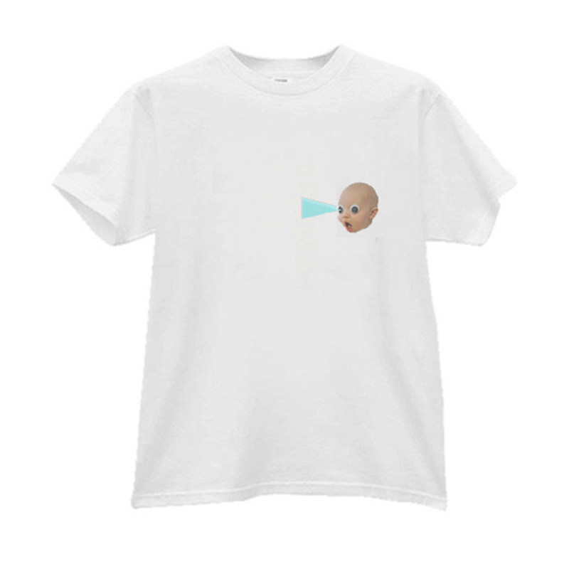 NIAN'S独立设计 光波baby 短袖 情侣 纯棉 t恤