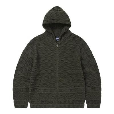 thisisneverthat® Cable Knit Zip Hoodie 秋冬季拉链连帽卫衣